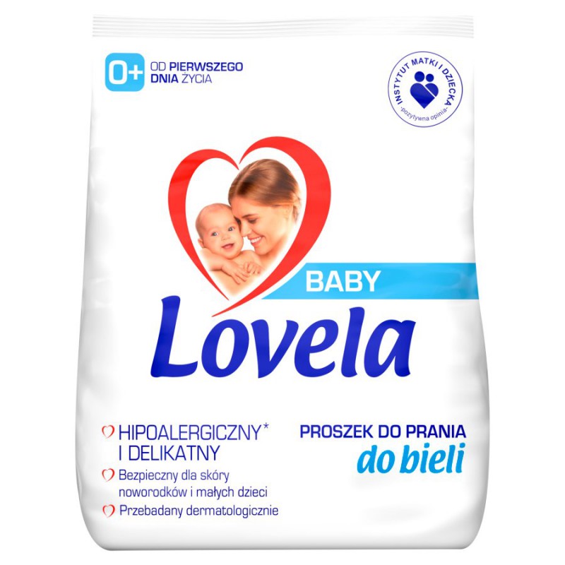 Lovela Baby Hipoalergiczny Proszek Do Prania Białych Tkanin 1,3KG (13 Prań)